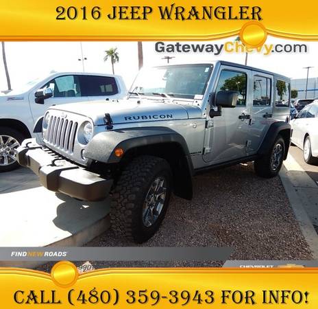 2016 Jeep Wrangler Unlimited Rubicon - Low Rates Available! for sale in Avondale, AZ