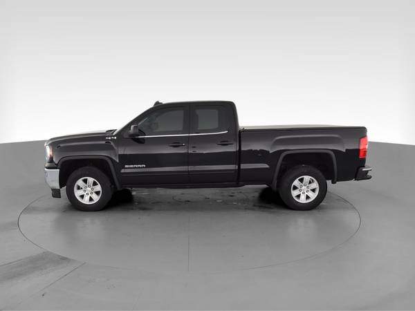 2018 GMC Sierra 1500 Double Cab SLE Pickup 4D 6 1/2 ft pickup Black... for sale in Erie, PA – photo 5