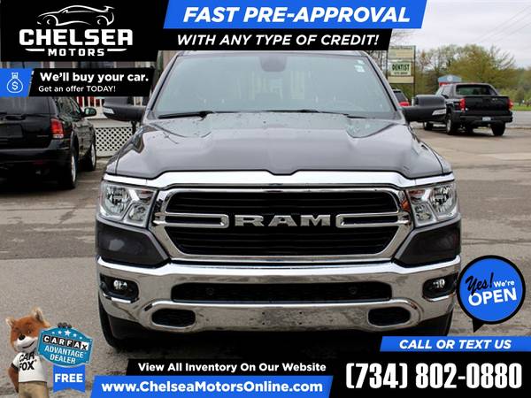 600/mo - 2019 Ram 1500 Big Horn/Lone Star 4WD! Crew 4 WD! Crew for sale in Chelsea, MI – photo 3