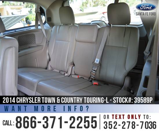 ‘14 Chrysler Town & Country *** Leather, Camera, Used Minivan *** for sale in Alachua, FL – photo 16