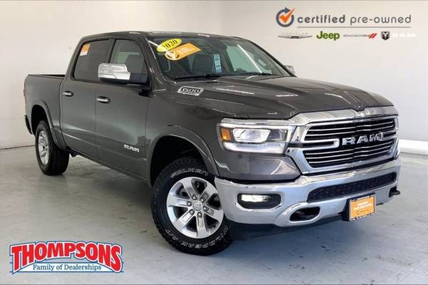 2020 Ram 1500 4x4 4WD Certified Truck Dodge Laramie Crew Cab - cars for sale in Placerville, CA