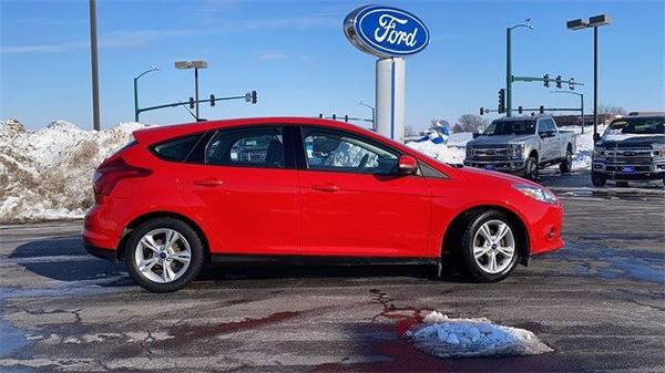 2014 Ford Focus SE hatchback Red - - by dealer for sale in Iowa City, IA – photo 2