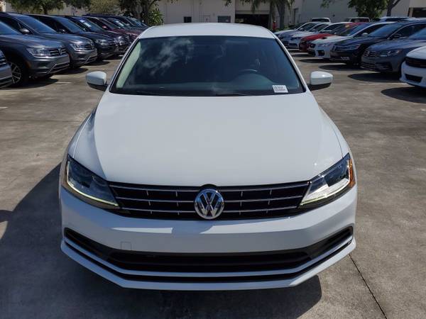 2018 *Volkswagen* *Jetta* *1.4T S Automatic* PURE WH - cars & trucks... for sale in Coconut Creek, FL – photo 2