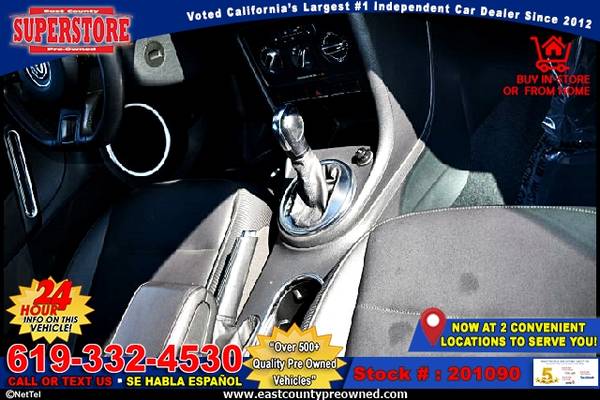 2012 VOLKSWAGEN BEETLE 2.5L HATCHBACK-EZ FINANCING-LOW DOWN! - cars... for sale in El Cajon, CA – photo 3