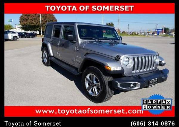 2019 Jeep Wrangler Unlimited Sahara 4X4 - - by dealer for sale in Somerset, KY