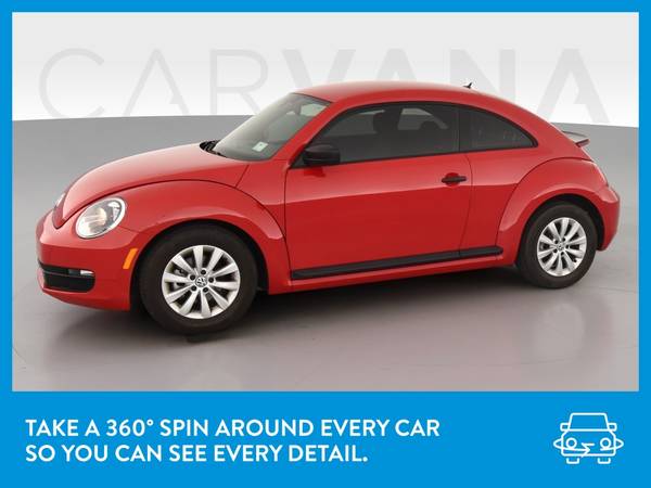 2016 VW Volkswagen Beetle 1 8T S Hatchback 2D hatchback Red for sale in Arlington, District Of Columbia – photo 3