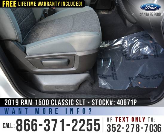 ‘19 Ram 1500 Classic SLT *** Homelink, Touchscreen, Bluetooth *** -... for sale in Alachua, FL – photo 20
