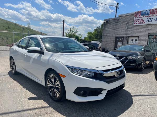 2017 Honda Civic EX SunRoof AT AC All power White MD Inspected only for sale in Temple Hills, District Of Columbia – photo 2