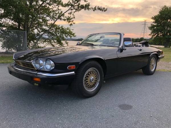 1989 Jaguar XJS Convertible - Black on Gray Leather - Only 58K - Nice! for sale in Westport , MA