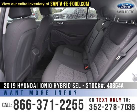 2019 Hyundai Ioniq Hybrid SEL Camera - Cruise - Push To for sale in Alachua, FL – photo 19