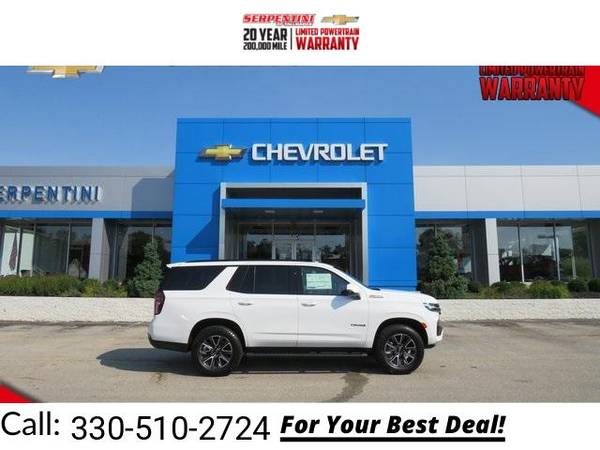 2021 Chevy Chevrolet Tahoe LT suv Summit White - cars & trucks - by... for sale in Tallmadge, OH