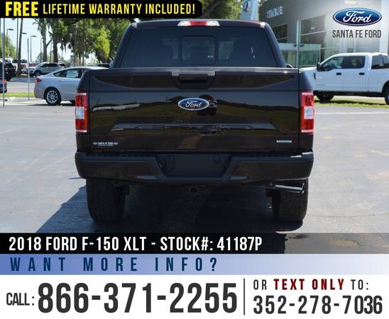2018 FORD F150 XLT 4WD Touchscreen - Camera - Cruise Control for sale in Alachua, FL – photo 6