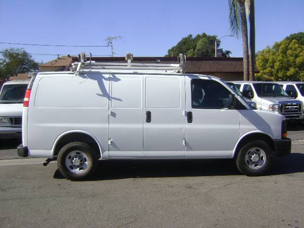 09 Chevy Express Cargo Van Ladder Rack ENCLOSED NO WINDOWS Utility... for sale in Corona, CA – photo 2