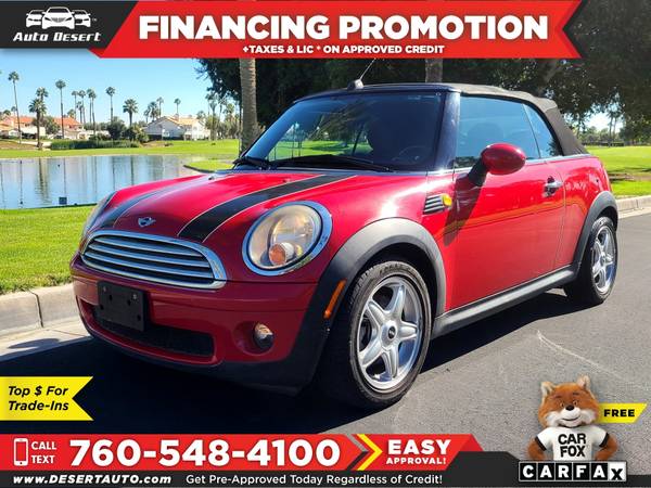 2010 Mini *Cooper* *Convertible* Only $159/mo! Easy Financing! -... for sale in Palm Desert , CA – photo 3