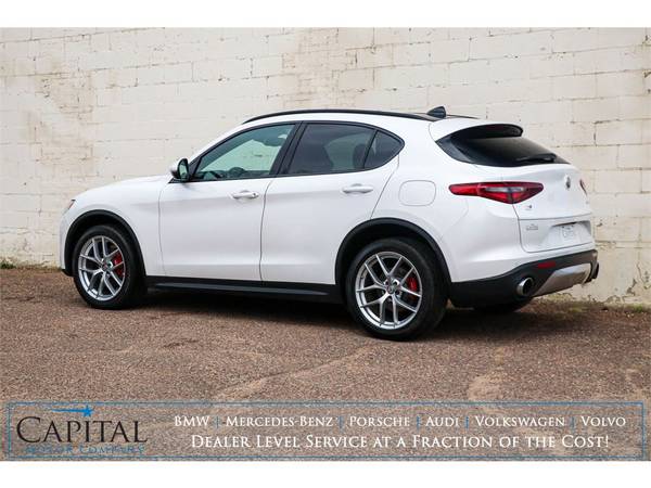18 Alfa Stelvio Turbo Crossover! All-Wheel Drive! Gorgeous SUV! for sale in Eau Claire, WI – photo 3