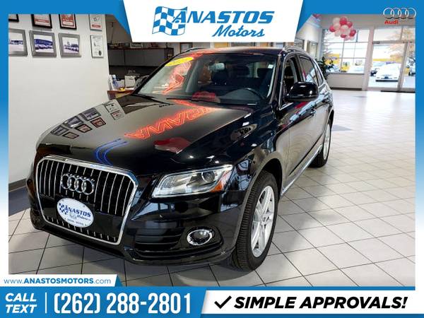 2016 Audi Q5 Q 5 Q-5 FOR ONLY 252/mo! - - by dealer for sale in Kenosha, WI – photo 4