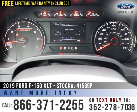 2019 FORD F150 XLT Ecoboost, Remote Start, Touchscreen for sale in Alachua, FL – photo 17