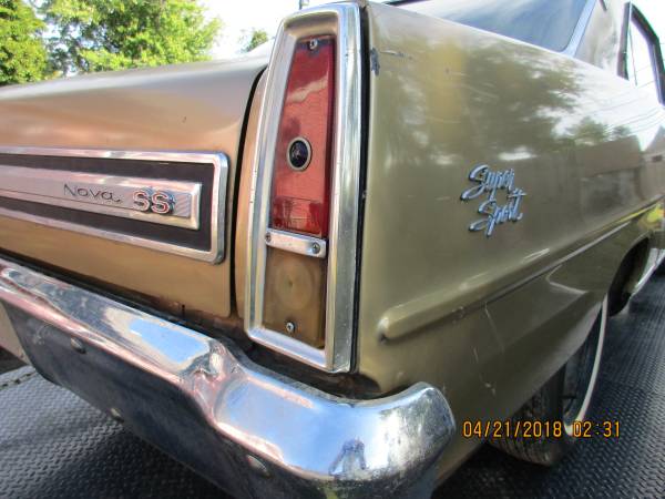 67 nova SS (body only) for sale in Seymour, KY – photo 9