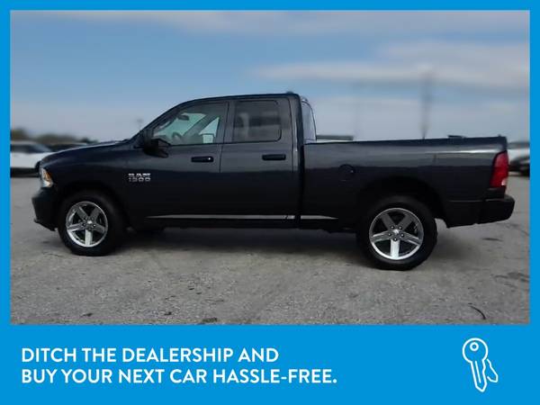 2017 Ram 1500 Quad Cab Express Pickup 4D 6 1/3 ft pickup Gray for sale in Seffner, FL – photo 4