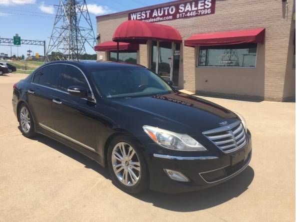 2012 Hyundai Genesis 4dr Sdn V8 5.0L Leather,sunroof navigation 6500... for sale in Fort Worth, TX – photo 2
