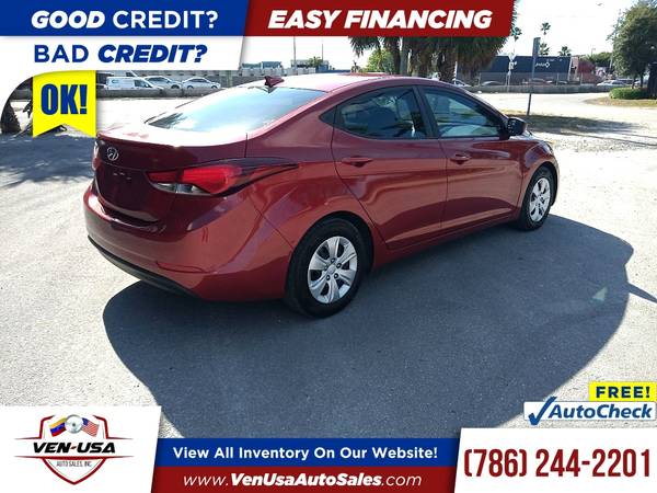 2016 Hyundai Elantra SESedan 6A 6 A 6-A (US) FOR ONLY 219/mo! for sale in Miami, FL – photo 4