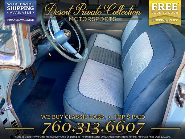 Drive this 1955 Cadillac 4 DOOR CLEAN and ORIGINAL Sedan home TODAY! for sale in Palm Desert, NY – photo 6