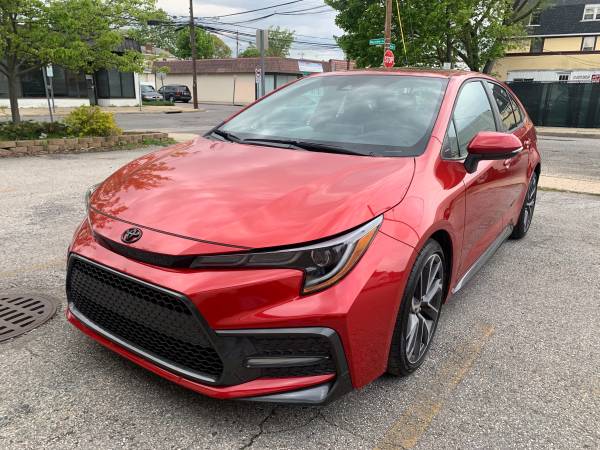 2020 Toyota Corolla Se Red/Blk 10K miles Clen title paid off for sale in Baldwin, NY – photo 2