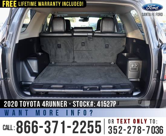 2020 TOYOTA 4RUNNER TRD PRO Skid Plate, Sunroof, WiFi - cars for sale in Alachua, FL – photo 19