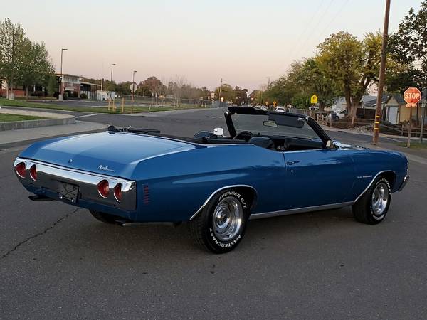 1971 convertible chevelle 350 motor, power top - - by for sale in Rio Linda, AZ – photo 8