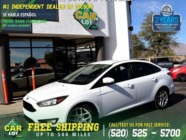 199/mo - 2015 Ford Focus SE - - by dealer - vehicle for sale in Tucson, AZ – photo 5