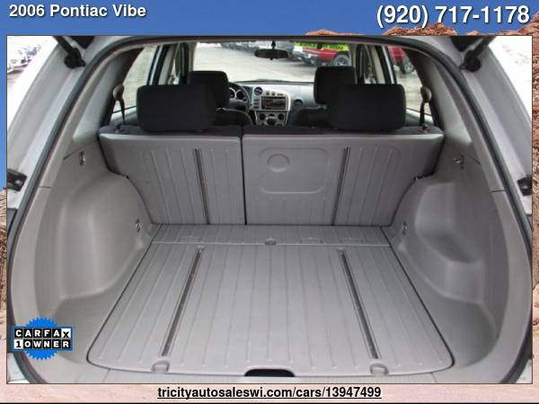 2006 PONTIAC VIBE BASE 4DR WAGON Family owned since 1971 - cars & for sale in MENASHA, WI – photo 21