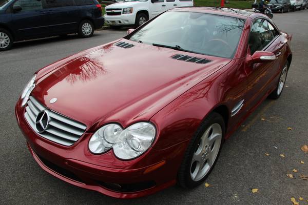 2005 MERCEDES SL500 SPORT ONLY 42K MILES MINT RED/BLK RARE WE... for sale in Brooklyn, NY – photo 4