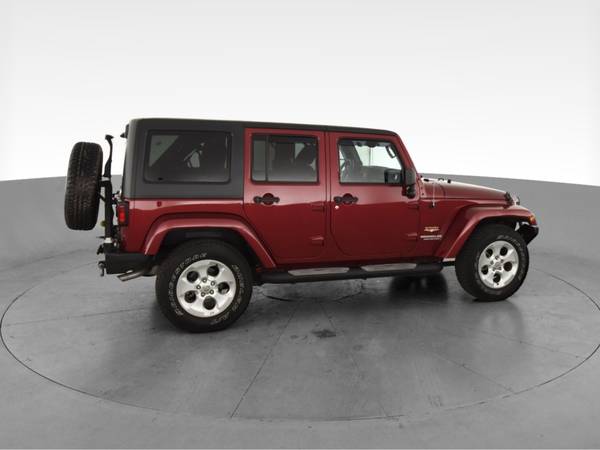 2013 Jeep Wrangler Unlimited Sahara Sport Utility 4D suv Red -... for sale in Alexandria, MD – photo 12
