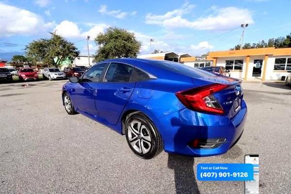 2016 Honda Civic LX Sedan CVT - - by dealer - vehicle for sale in Orlando, FL – photo 12