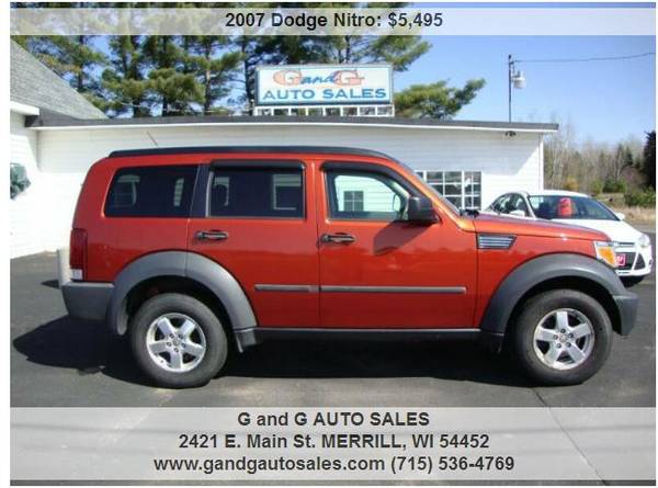 2007 Dodge Nitro SXT 4WD 4dr SUV 159894 Miles - - by for sale in Merrill, WI