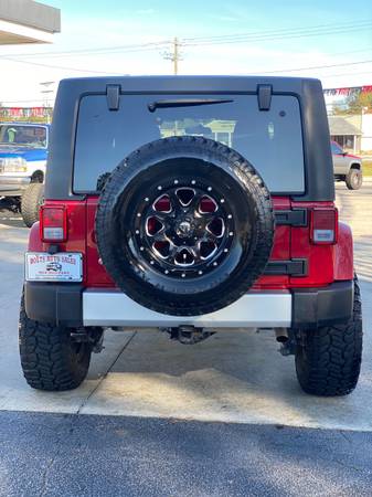 Lifted 11 Jeep Wrangler Unlimited Sahara 4x4 loaded! - cars & trucks... for sale in Easley, SC – photo 5