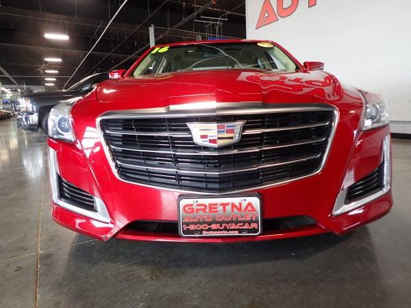 2016 Cadillac CTS Sedan AWD 2.0T Luxury Collection 4dr Sedan, Red for sale in Gretna, IA – photo 3