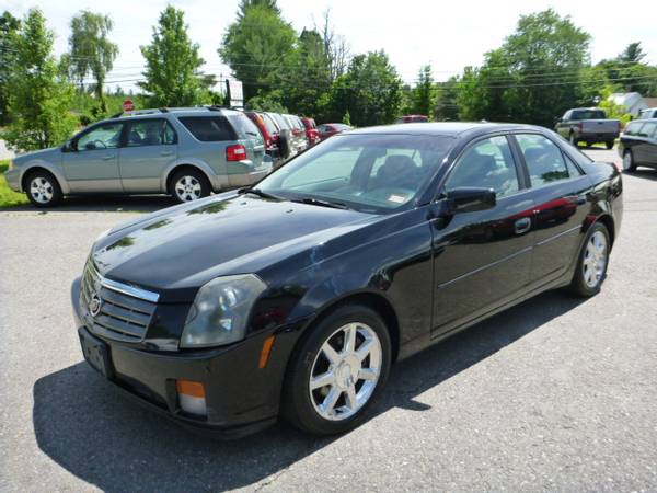 2004 CADILLAC CTS CLEAN LOADED BLACK ON BLACK LEATHER ROOF NICE CAR for sale in Milford, ME – photo 8