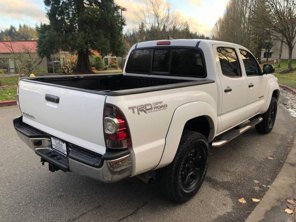 2012 Toyota Tacoma Double Cab SR5 TRD 4WD --Clean title, Auto,... for sale in Kirkland, WA – photo 5