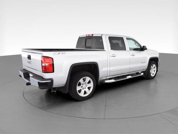 2015 GMC Sierra 1500 Crew Cab SLT Pickup 4D 5 3/4 ft pickup Silver -... for sale in Fresh Meadows, NY – photo 11
