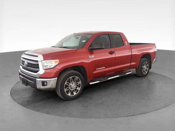 2014 Toyota Tundra Double Cab SR5 Pickup 4D 6 1/2 ft pickup Red - -... for sale in Oklahoma City, OK – photo 3
