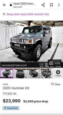 2005 Hummer H2 Wagon ONLY 74k miles for sale in Chesterton, IL – photo 20