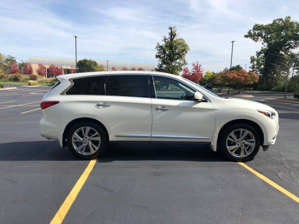 2013 Infiniti JX35 QX60 Fully Loaded White On Black for sale in Schaumburg, IL – photo 8