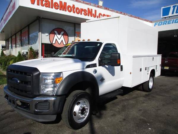 2013 Ford Super Duty F-450 DRW CREW CAB ENCLOSED UTILITY BODY RWD,... for sale in south amboy, IN – photo 2