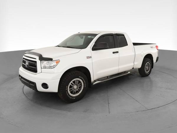 2013 Toyota Tundra Double Cab Pickup 4D 6 1/2 ft pickup White - -... for sale in Satellite Beach, FL – photo 3