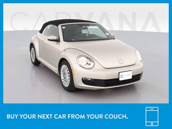 2013 VW Volkswagen Beetle 2 5L Convertible 2D Convertible Beige for sale in Kingston, NY – photo 12