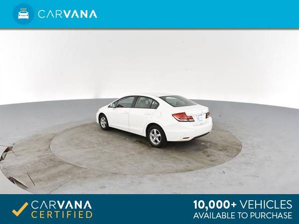 2014 Honda Civic Natural Gas Sedan 4D sedan White - FINANCE ONLINE for sale in Tucson, AZ – photo 8