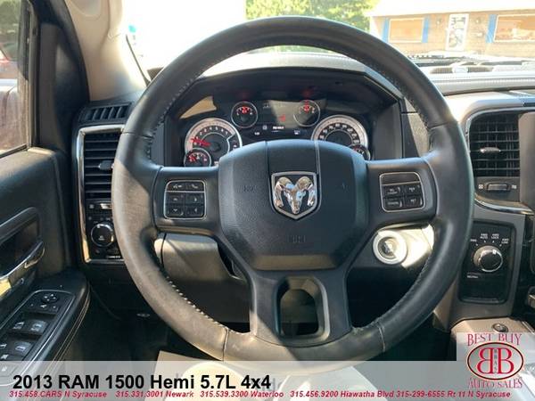 2013 DODGE RAM 1500 HEMI 5.7L 4X4! FULLY LOADED! FINANCING!!! APPLY!!! for sale in N SYRACUSE, NY – photo 16