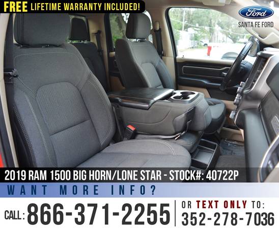 *** 2019 RAM 1500 BIG HORN/LONE STAR *** Bedliner - Push to Start -... for sale in Alachua, FL – photo 20