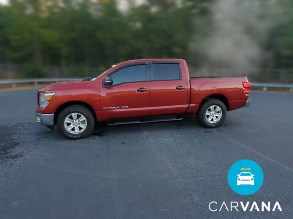 2019 Nissan Titan Crew Cab SV Pickup 4D 5 1/2 ft pickup Red -... for sale in Blountville, TN – photo 4